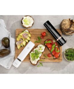 Alternative view of Zwilling Enfinigy Salt & Pepper Set Black-White