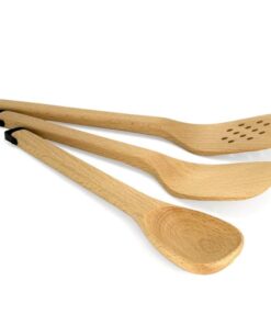 3 Piece Beechwood Utensil Set