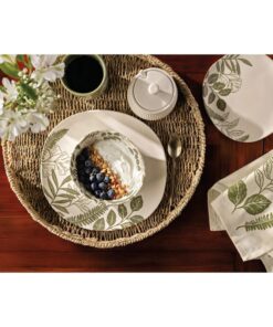 Alternative view of Fern & Frond Melamine Side Plate