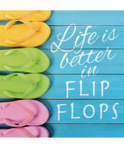 Coaster 4" Sq Life Is Better