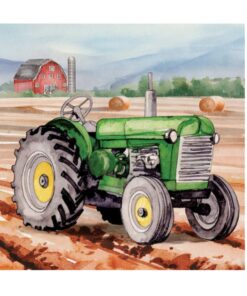Coaster 4" Sq-Farm Tractor