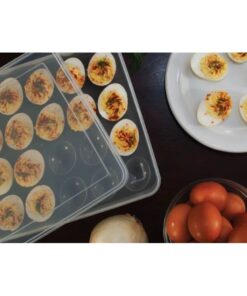 Alternative view of Devilled Egg Carrier w/Lid Hold/24