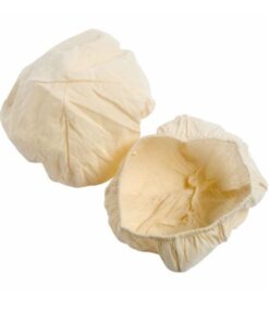 Linen Proving Basket Liner S/2  Fits Round 1kg Basket