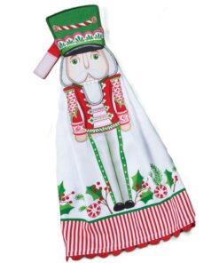 Merry Nutcrackers Hangup Towel