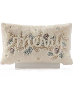 Faux Fur Sentiment Pillow