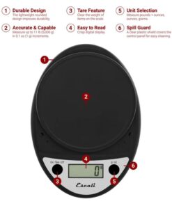 Alternative view of Escali Primo Digital Scale 11lb/5Kg
