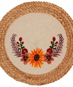 Sunflower Splendor Braided Place Mat